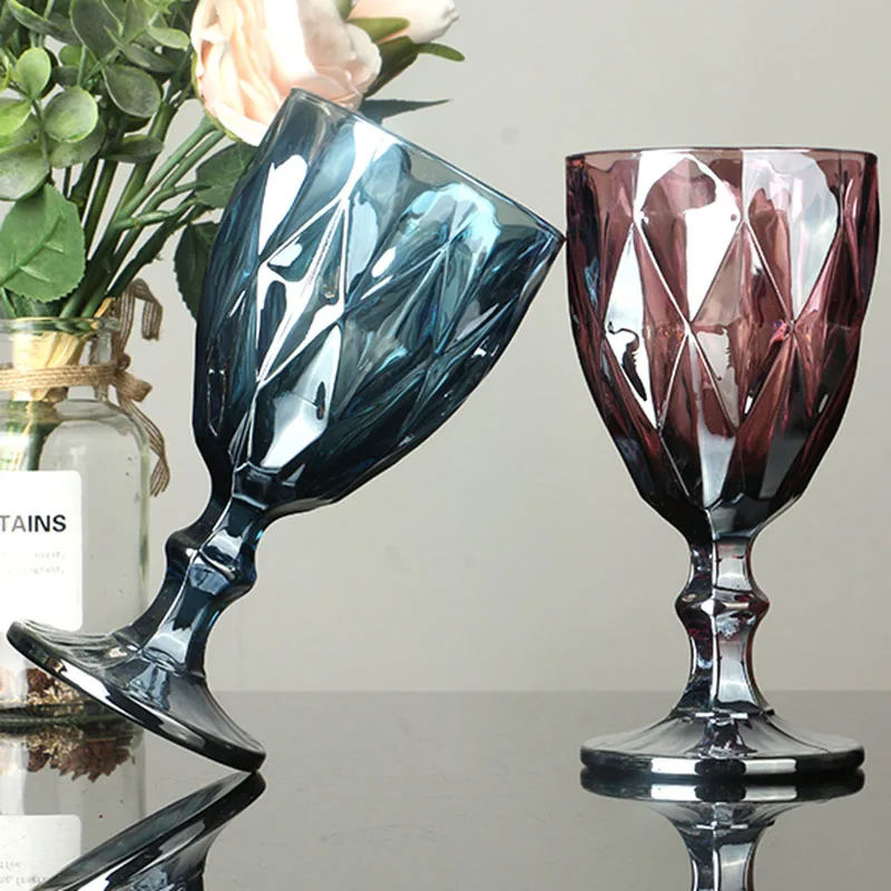 Champagne Flute Pair - Nordisch geschnitzte Glas Weingläser Saft becher