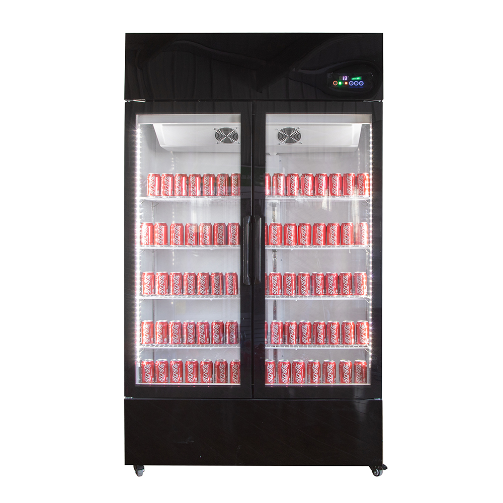 Wine To Beer - Getränke-Kühlschrank Küchen-Weinkühlschrank 2-Glastüren Wein- und Bierkühler