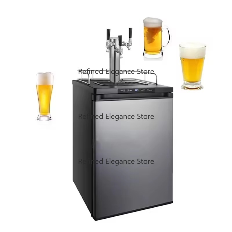 Wine Beer Brand - Marken-Digital-Display-Bierzapfanlage in Vollgröße, Multifunktions-Kegerator und Kühlraum-Bar-Kit