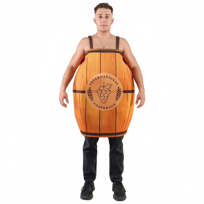 Wine Beer Festival - Unisex Weinfass Performance Overall Party Cosplay
