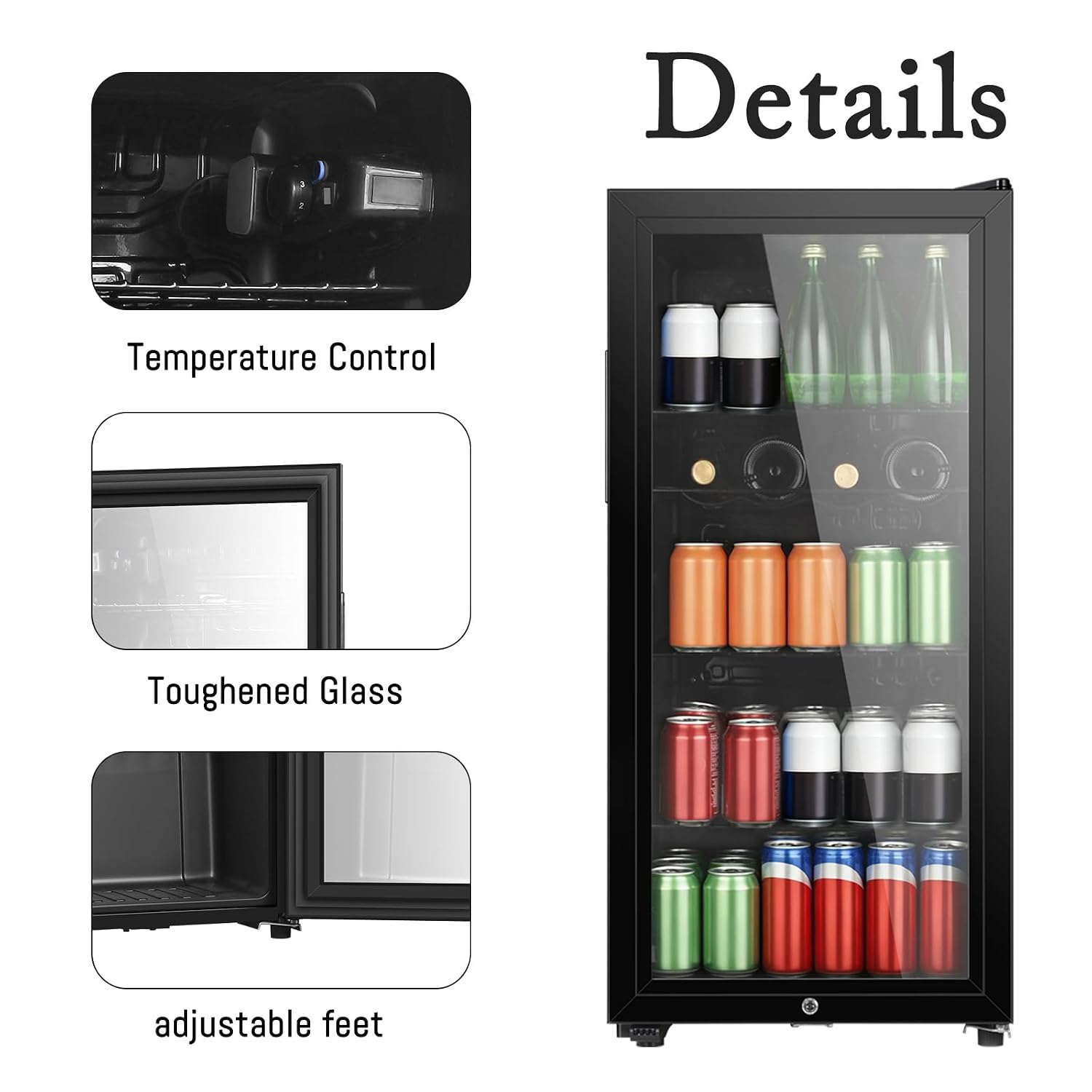 4,5 Kubikfuß Getränkekühlschra – Wine Beer Cooler Fridge Bewertung und Preis