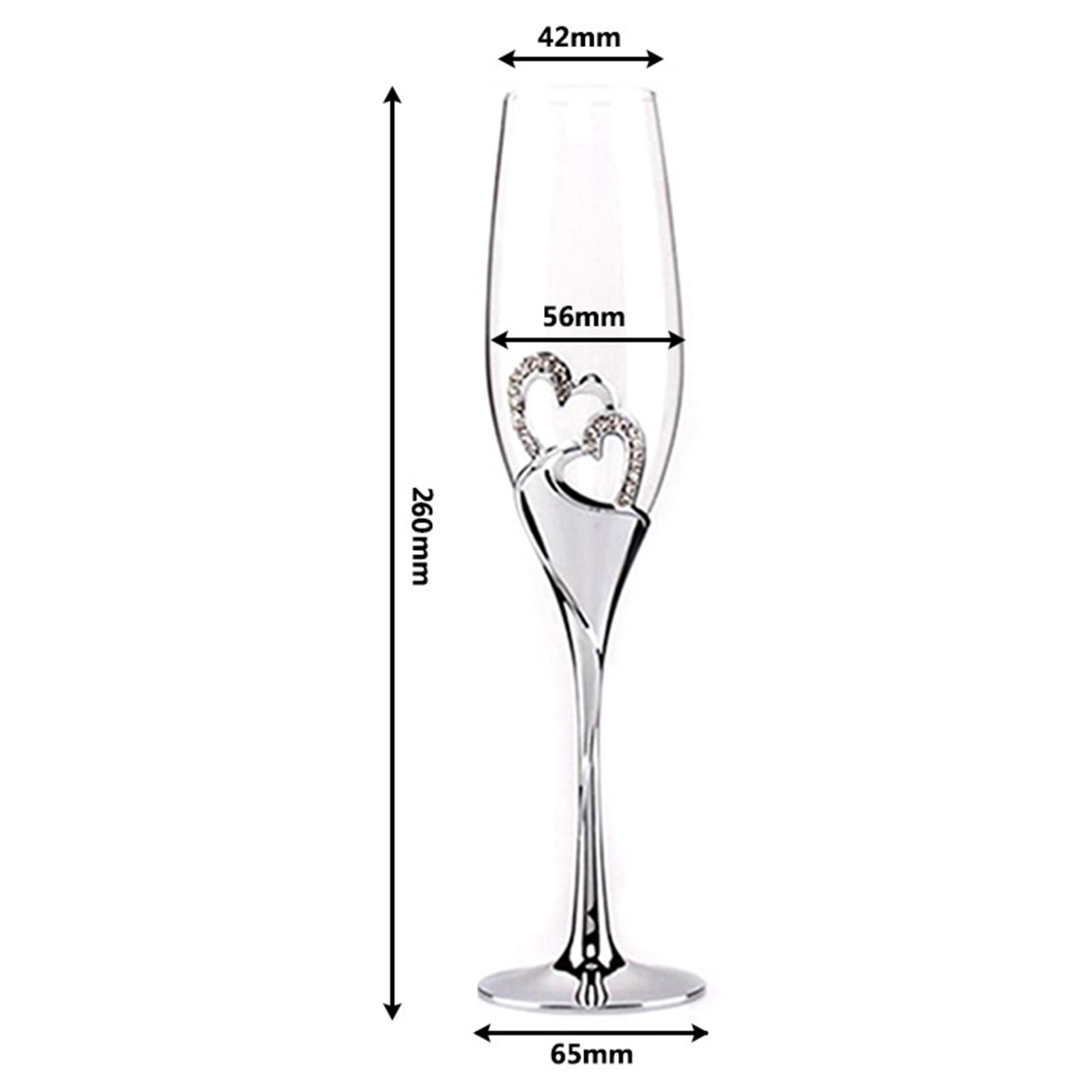 Elegantes Champagner-Flöten-Pa – Champagne Flute Pair Bewertung und Preis