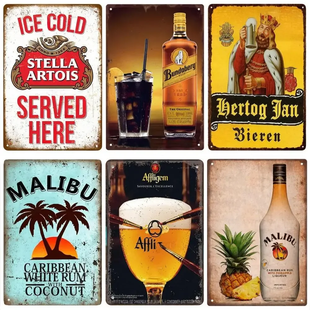 Retro Bier Marke Malibu Wein M – Wine Beer Brand Bewertung und Preis