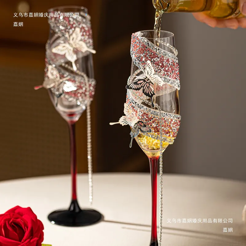 Elegantes Champagner-Flöten-Pa – Champagne Flute Pair Bewertung und Preis
