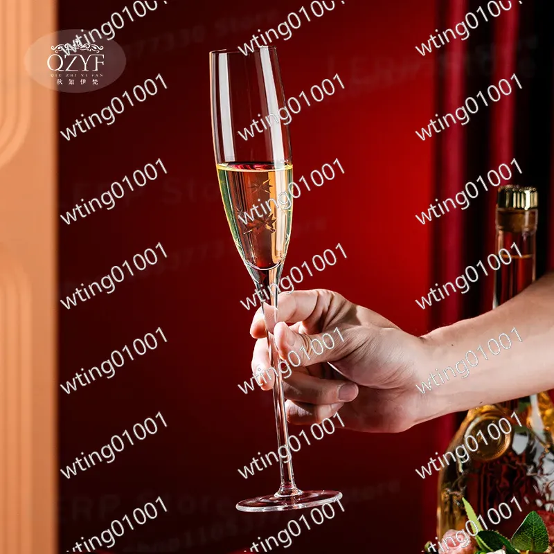 QZYF Qiuzhi Yifan Handgeschnit – Champagne Flute Pair Bewertung und Preis