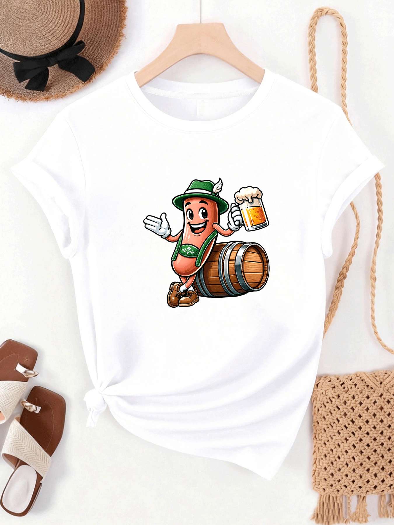 【MYJ062655】Bierfest-Damen-T-Sh – Wine Beer Festival Bewertung und Preis