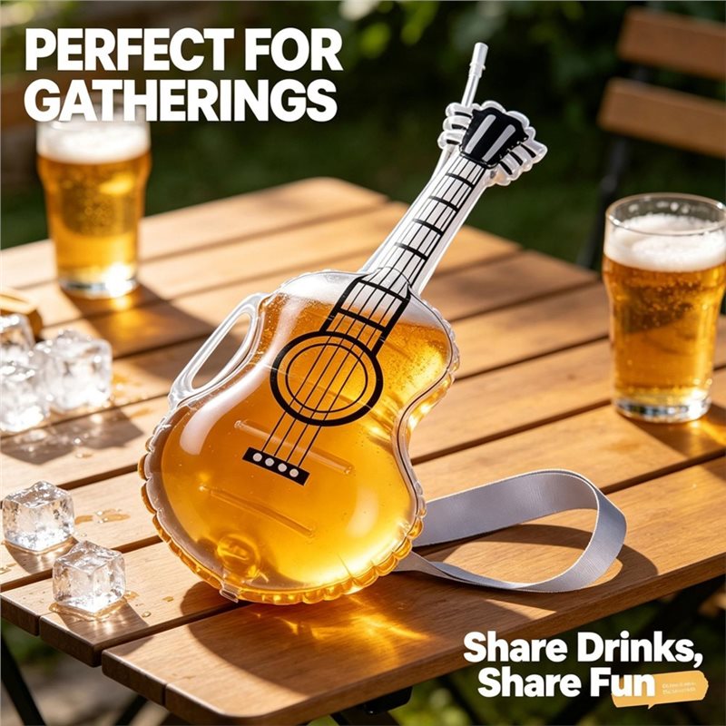 AC62-Transparente Gitarren-Gla – Wine Beer Festival Bewertung und Preis