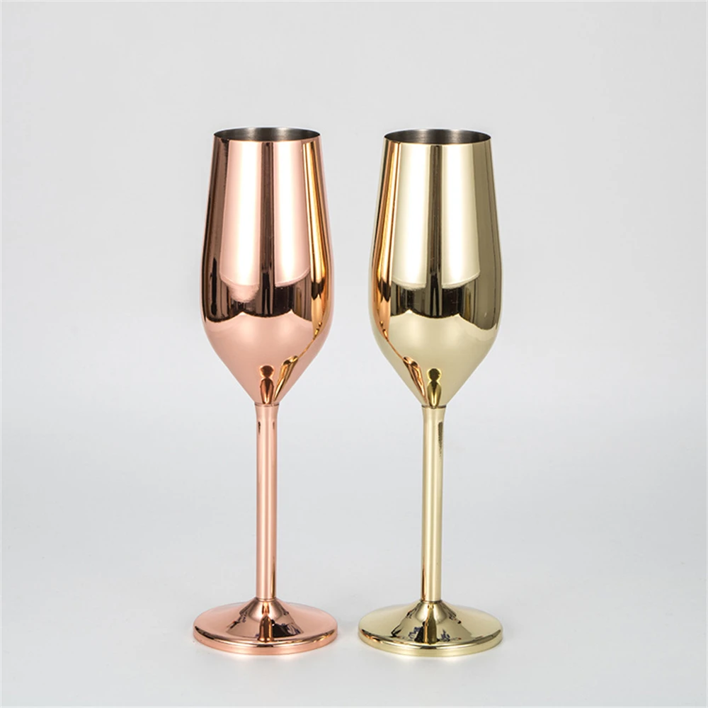6 Stück 200ml Edelstahl Champa – Champagne Flute Pair Bewertung und Preis