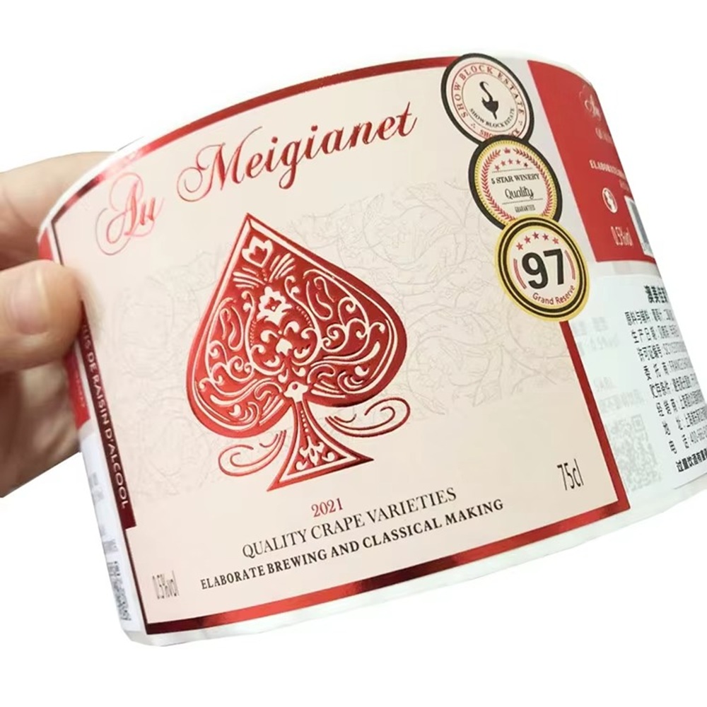 Benutzerdefinierte Flascheneti – Wine Beer Brand Bewertung und Preis