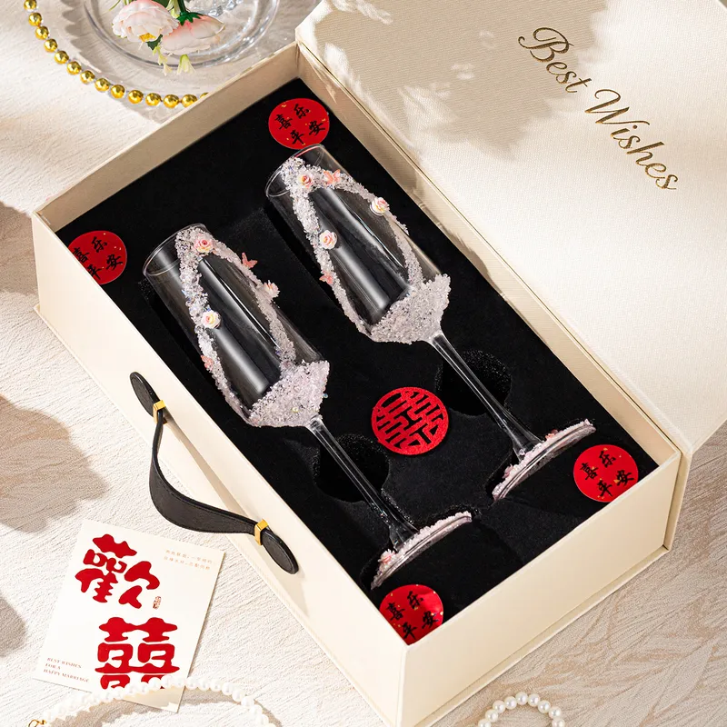 Rosa Champagnerflöten mit gebr – Champagne Flute Pair Bewertung und Preis