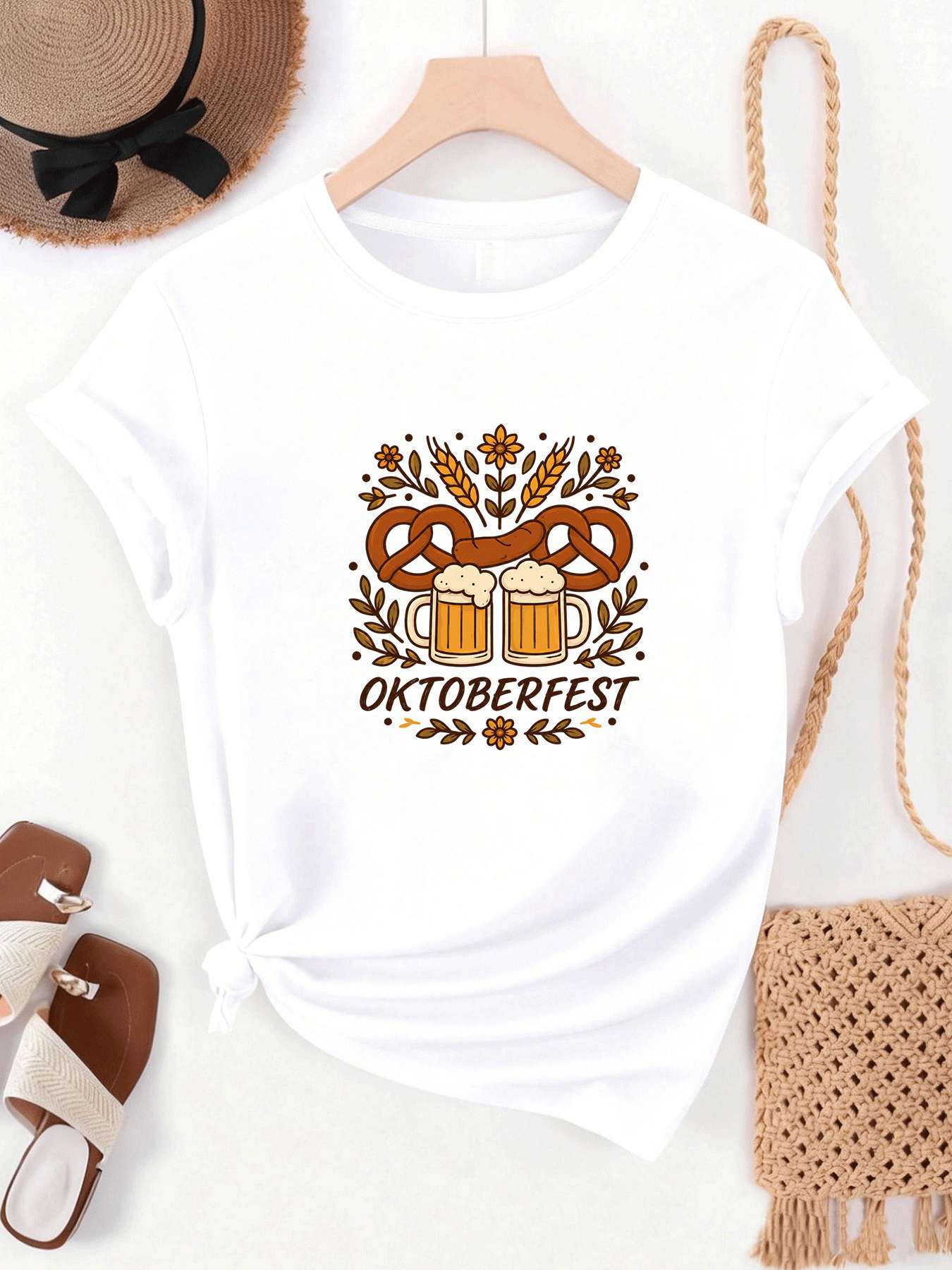 【MYJ062633】Bierfest-Damen-T-Sh – Wine Beer Festival Bewertung und Preis