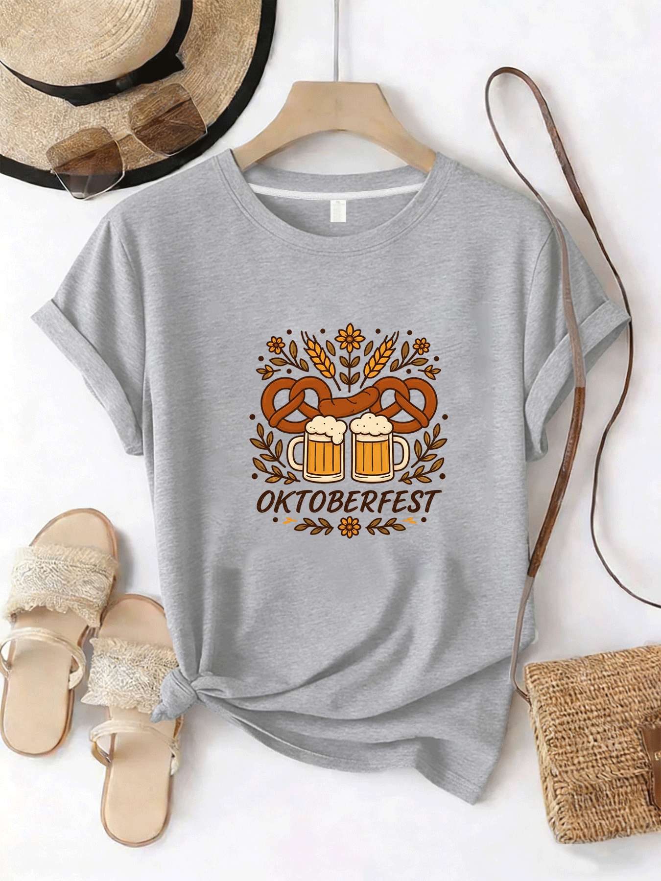 【MYJ062633】Bierfest-Damen-T-Sh – Wine Beer Festival Bewertung und Preis