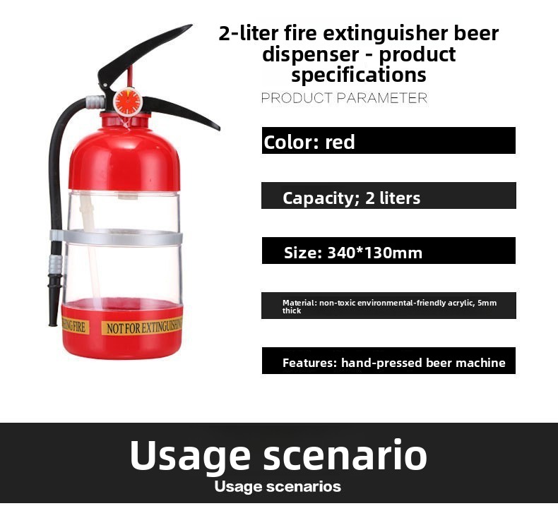 Neuartiger Feuerlöscher-förmig – Wine Whiskey Beer Bewertung und Preis