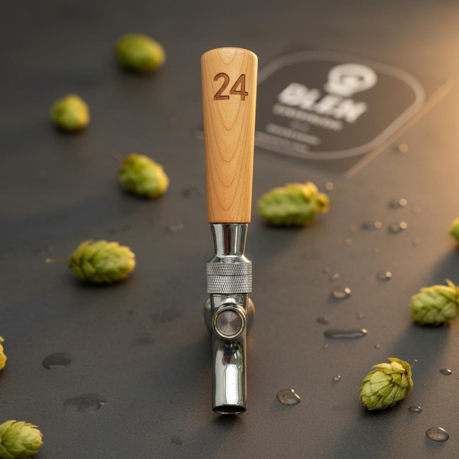 Kurzer Holz-Bierhahngriff aus  – Wine To Beer Bewertung und Preis