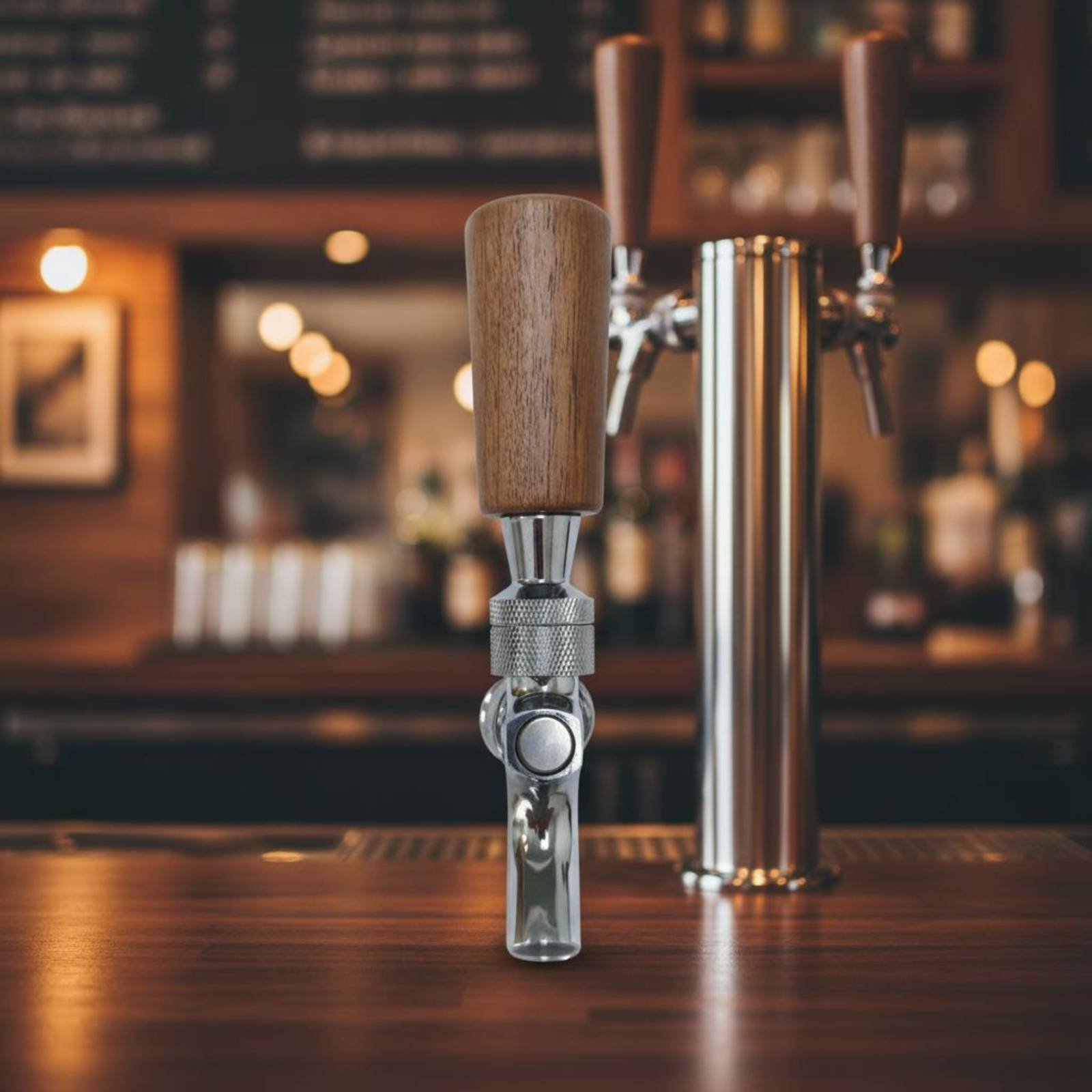 Kurzer Holz-Bierhahngriff aus  – Wine To Beer Bewertung und Preis